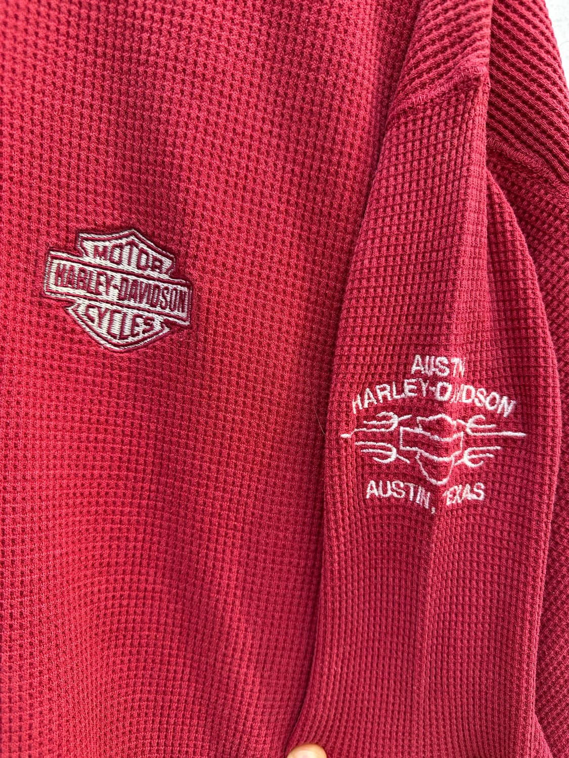 [할리데이비슨] •00s Vintage Thermal Shirt 상품이미지2