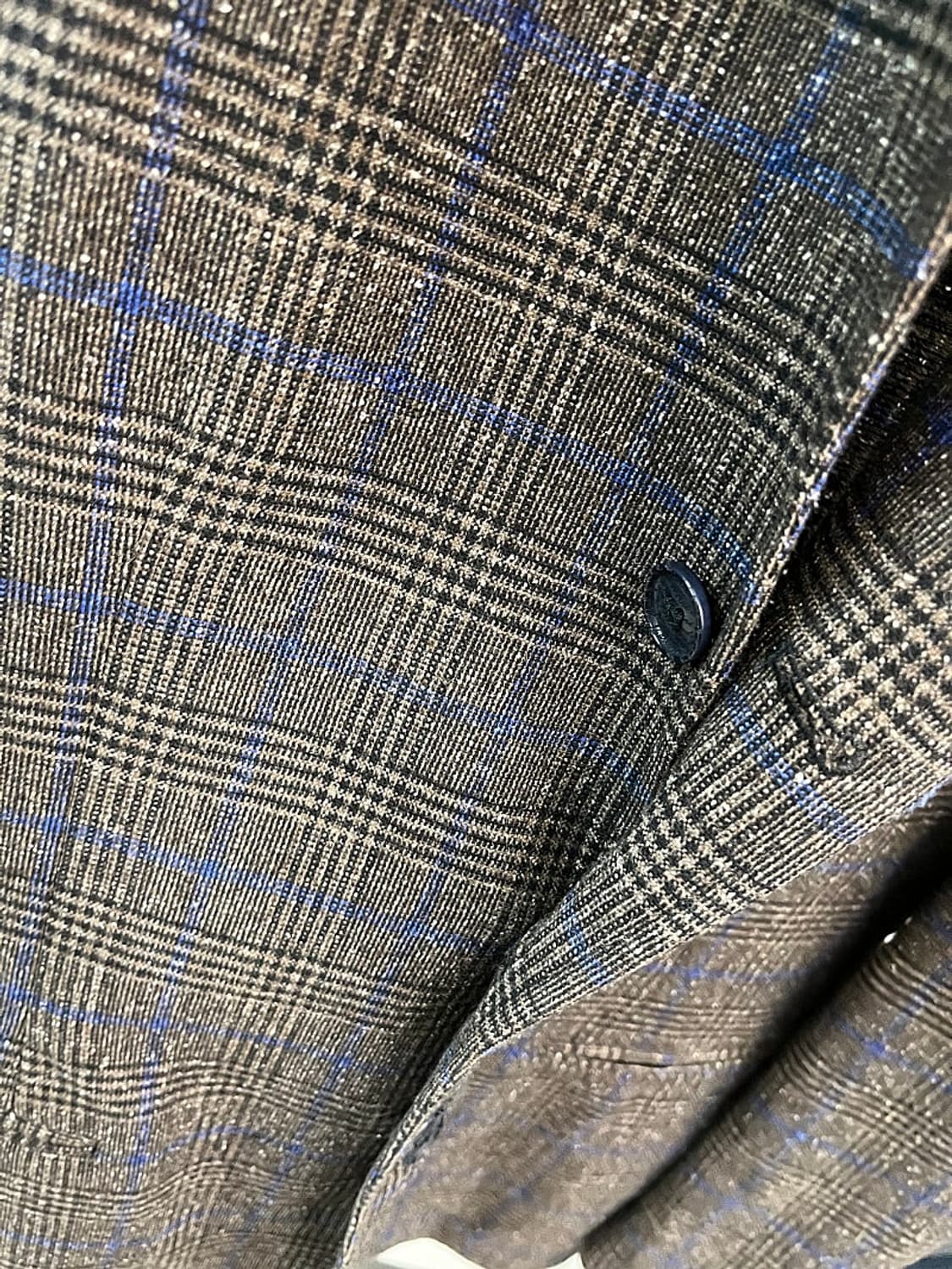 95) 다니엘알레산드리니 브라운 체크자켓  상품이미지3