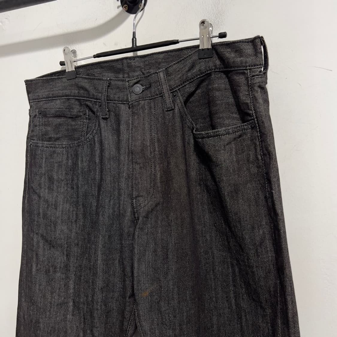 리바이스 505 흑청 데님팬츠 상품이미지4