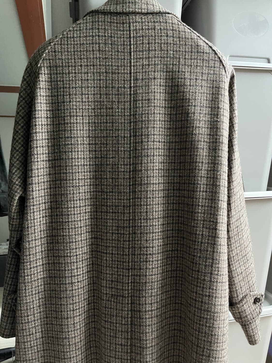 캡틴선샤인 23FW 로밧 트위드 건클럽 체크 코트 상품이미지2