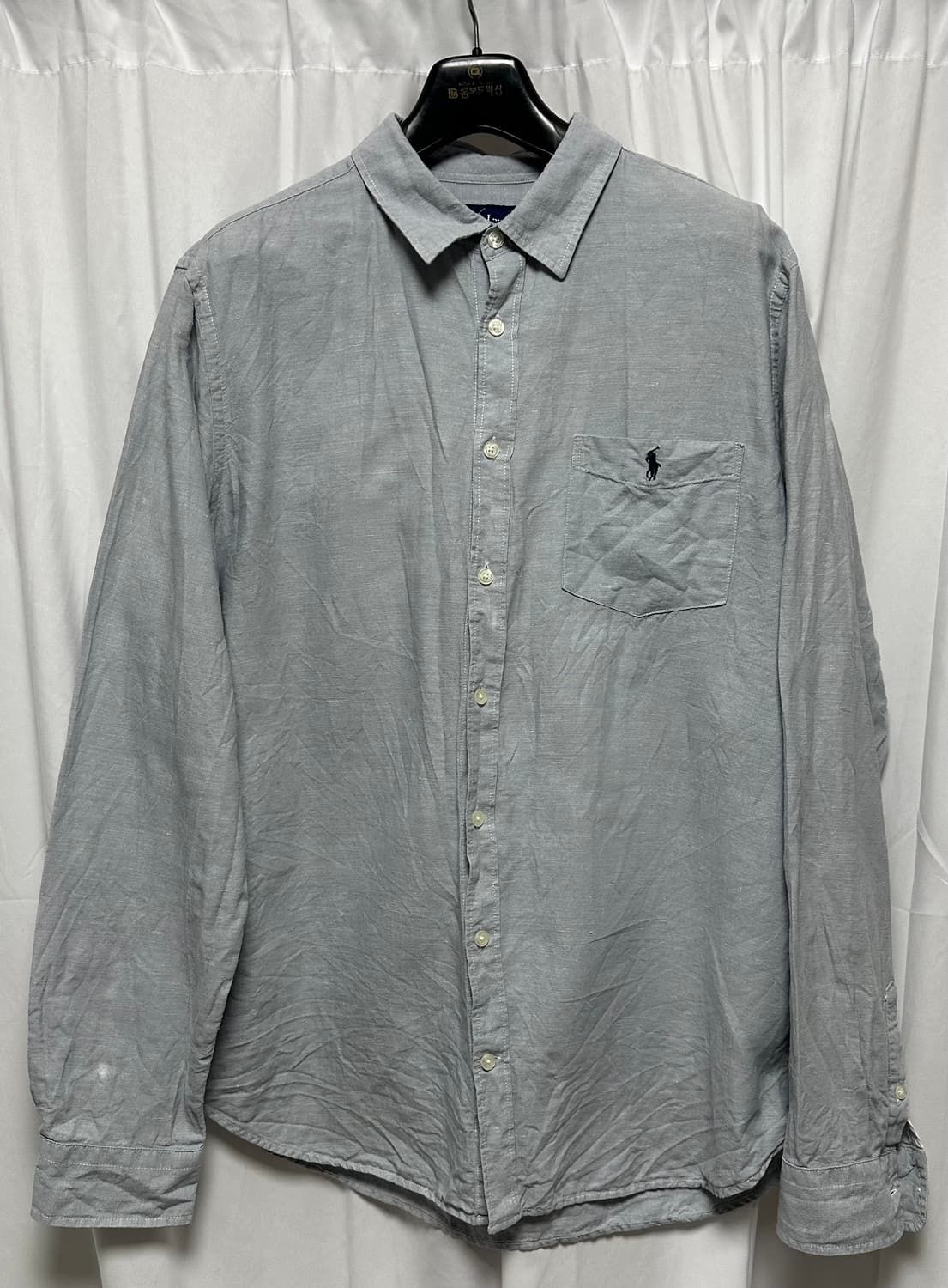 no.144 폴로 랄프로렌 옥스포드셔츠 그레이 xxl 상품이미지1