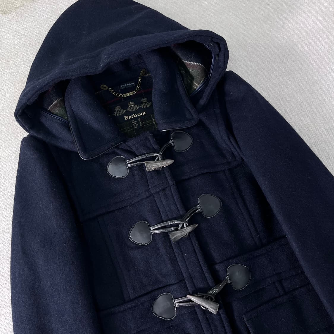 W 90 바버 떡볶이 더플 코트 상품이미지2