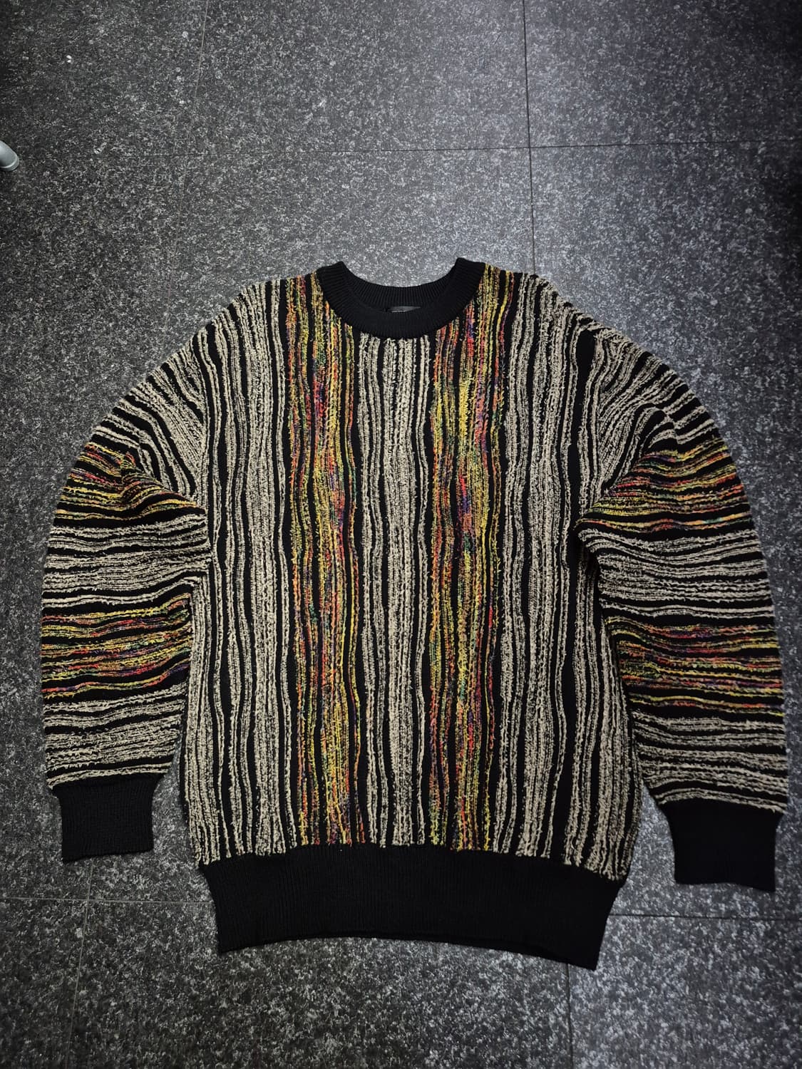 REDOX 레독스 빈티지 스트라이프 패턴 니트 남성 105사이즈 상품이미지1