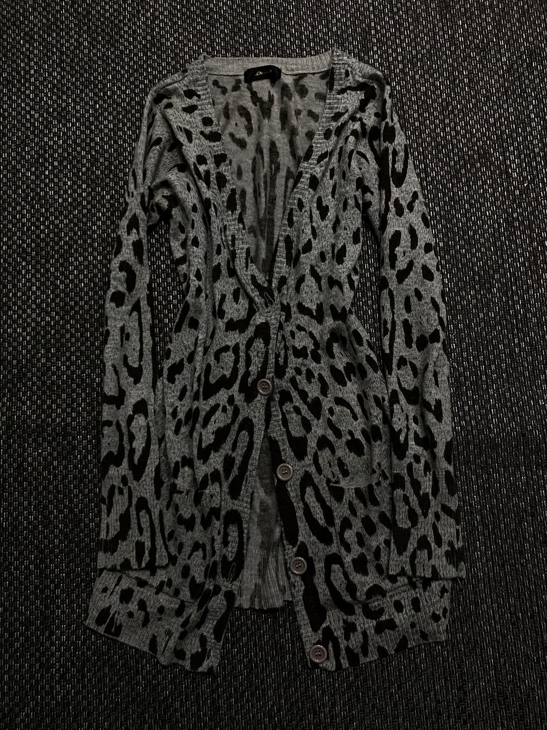[Dosch] Grey Leopard Long Cardigan  상품이미지3