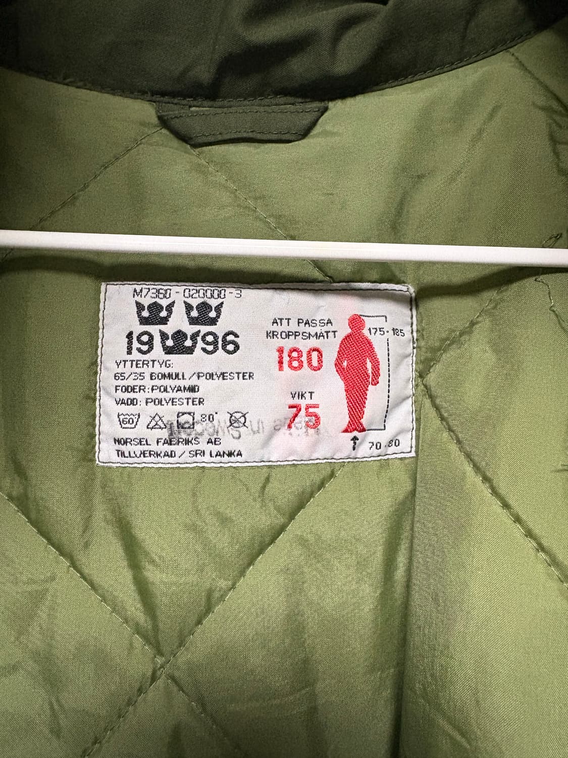 스웨덴 M90 파카(180/75) 상품이미지3