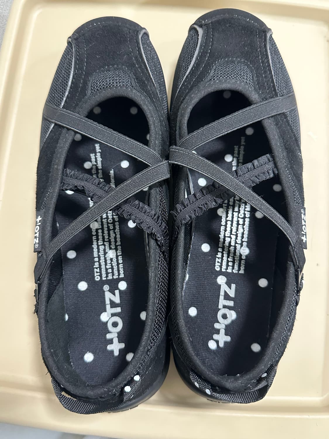 오찌 로마리 도트밴딩 메리제인 240 상품이미지5