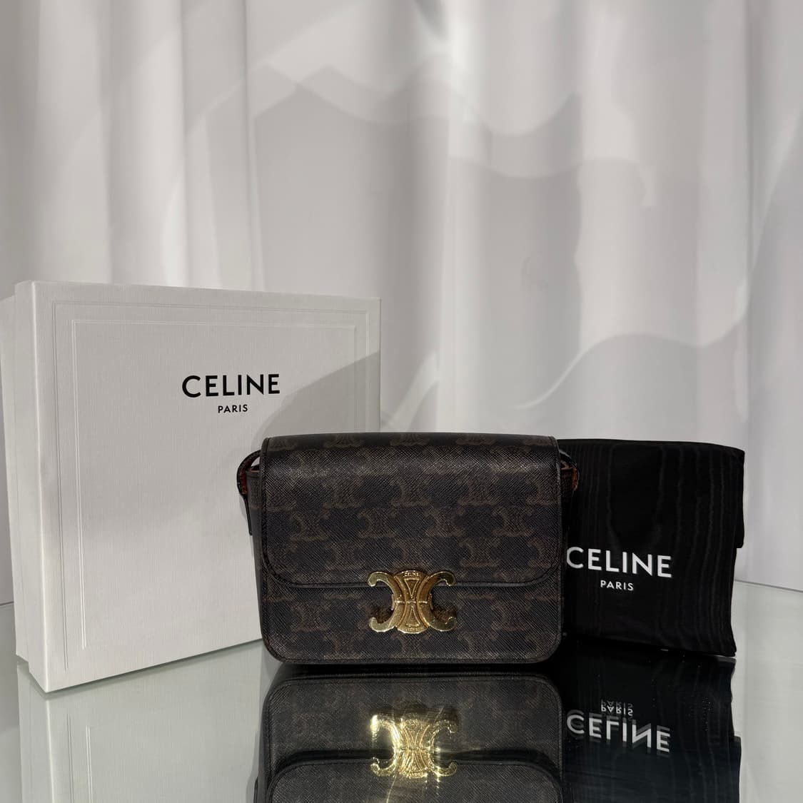 [정품] 셀린느 틴 트리오페 트리옹프백 크로스백 상품이미지2