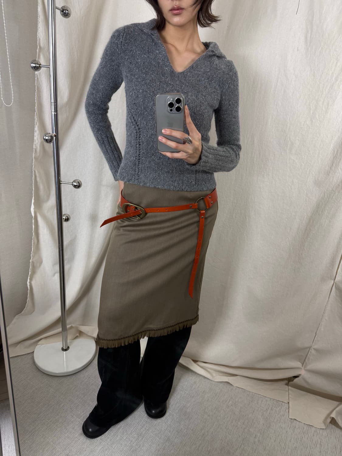 Express 세일러 카라 니트 탑 상품이미지2