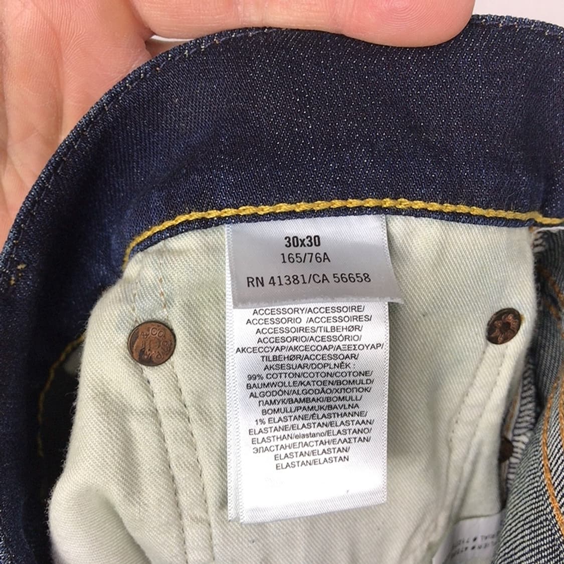 폴로 랄프로렌 POLO 데님 청바지 남성30 상품이미지5