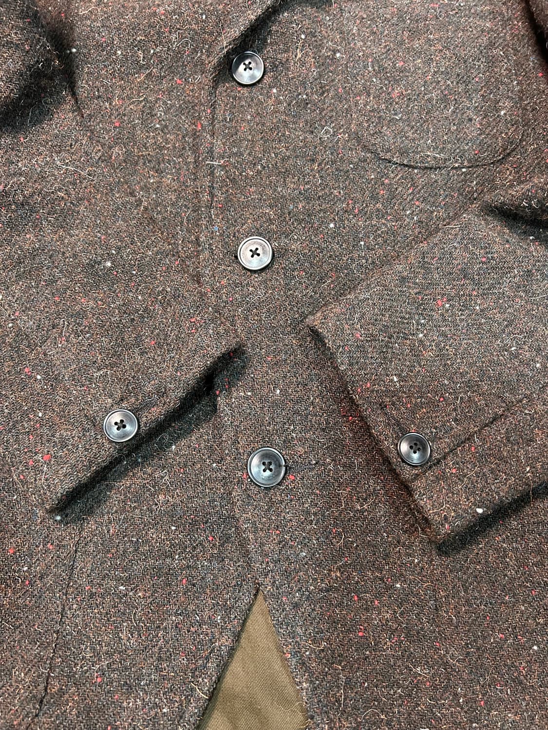 [XL] 나이젤 카본 울 트위드 자켓 Hospital Jacket 상품이미지4