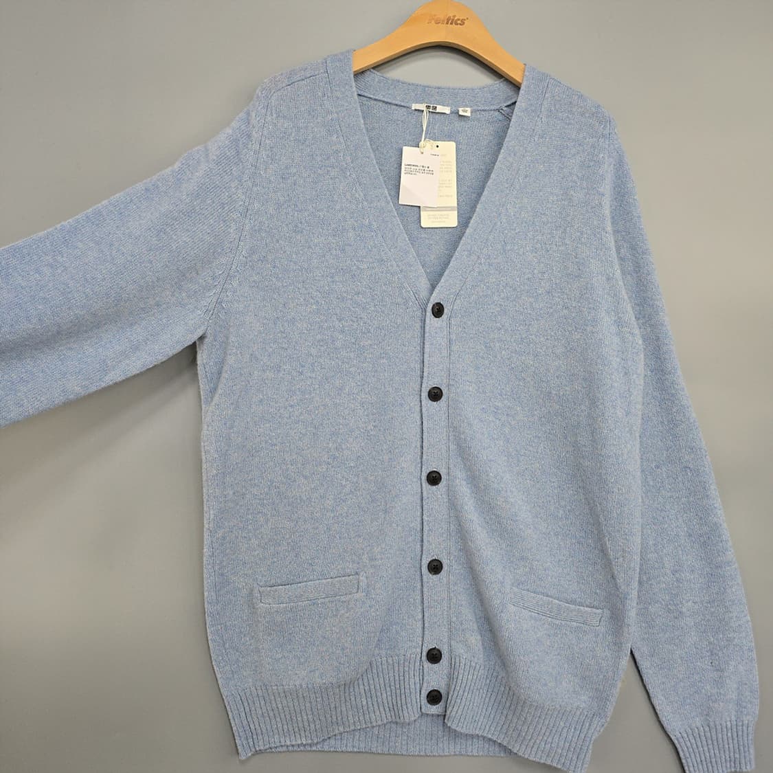 미사용 새제품)유니클로(UNIQLO) 램스울 가디건 XL 상품이미지2