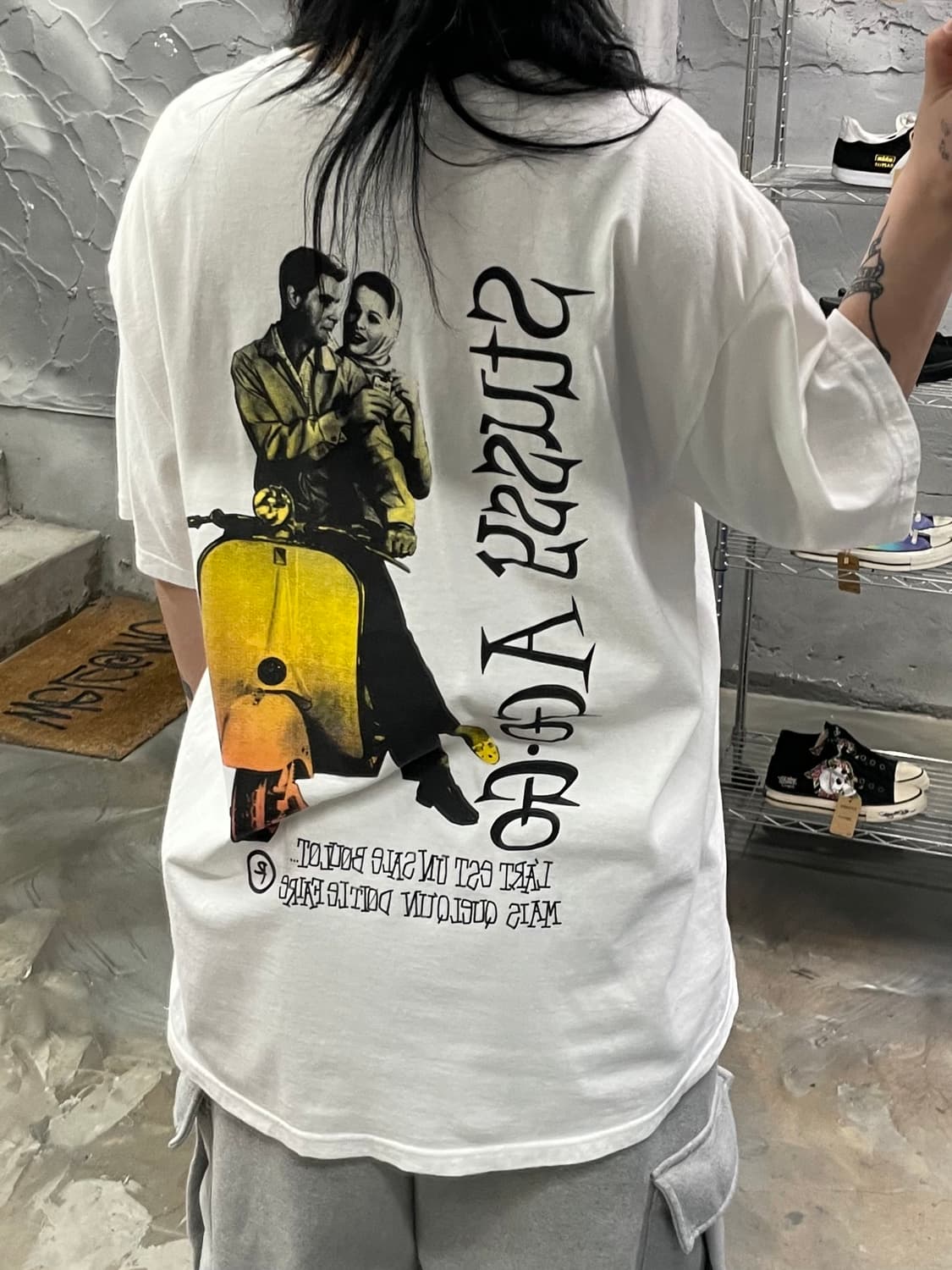 재팬 스투시 A GOGO 반팔 티셔츠 상품이미지9