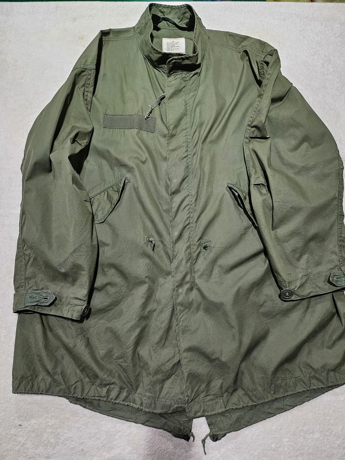 80s 미군오리지날 m65 피쉬테일 개파카 L 상품이미지1