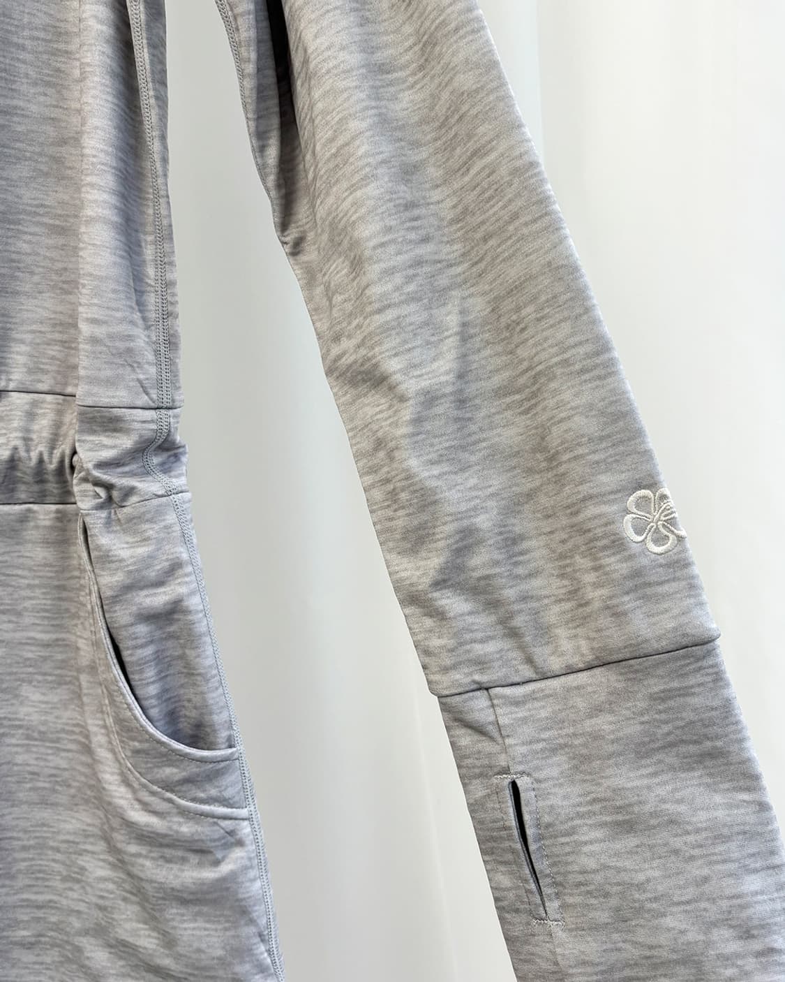 PLANET SURF HAWAII 멜란지 그레이 후드 서핑 원피스 상품이미지5