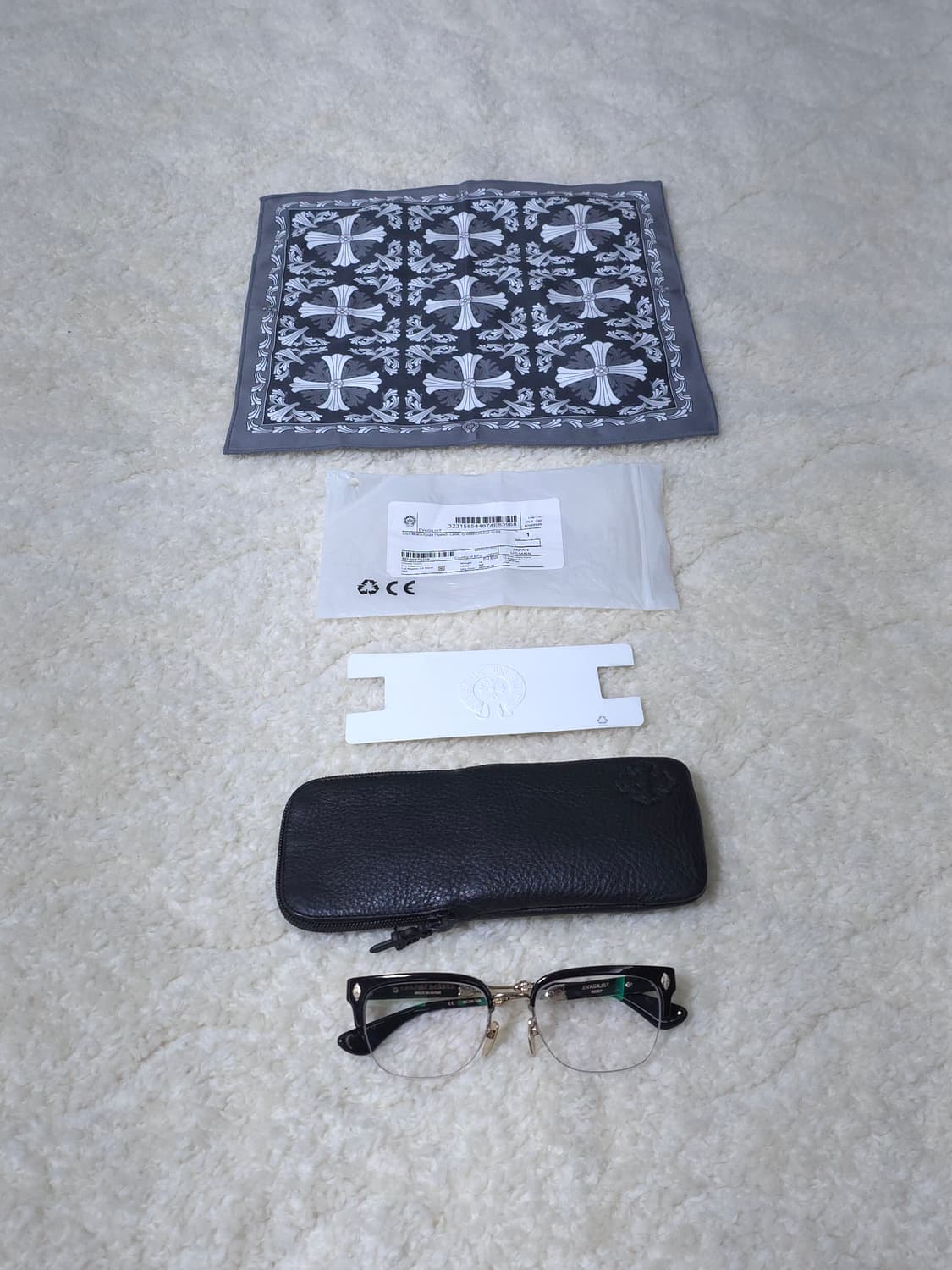 [OS] 크롬하츠 에바질리스트 안경 블랙 골드 상품이미지2