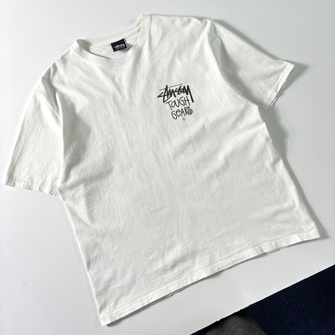 Stussy  스투시 터프기어 화이트 반팔티셔츠  상품이미지3