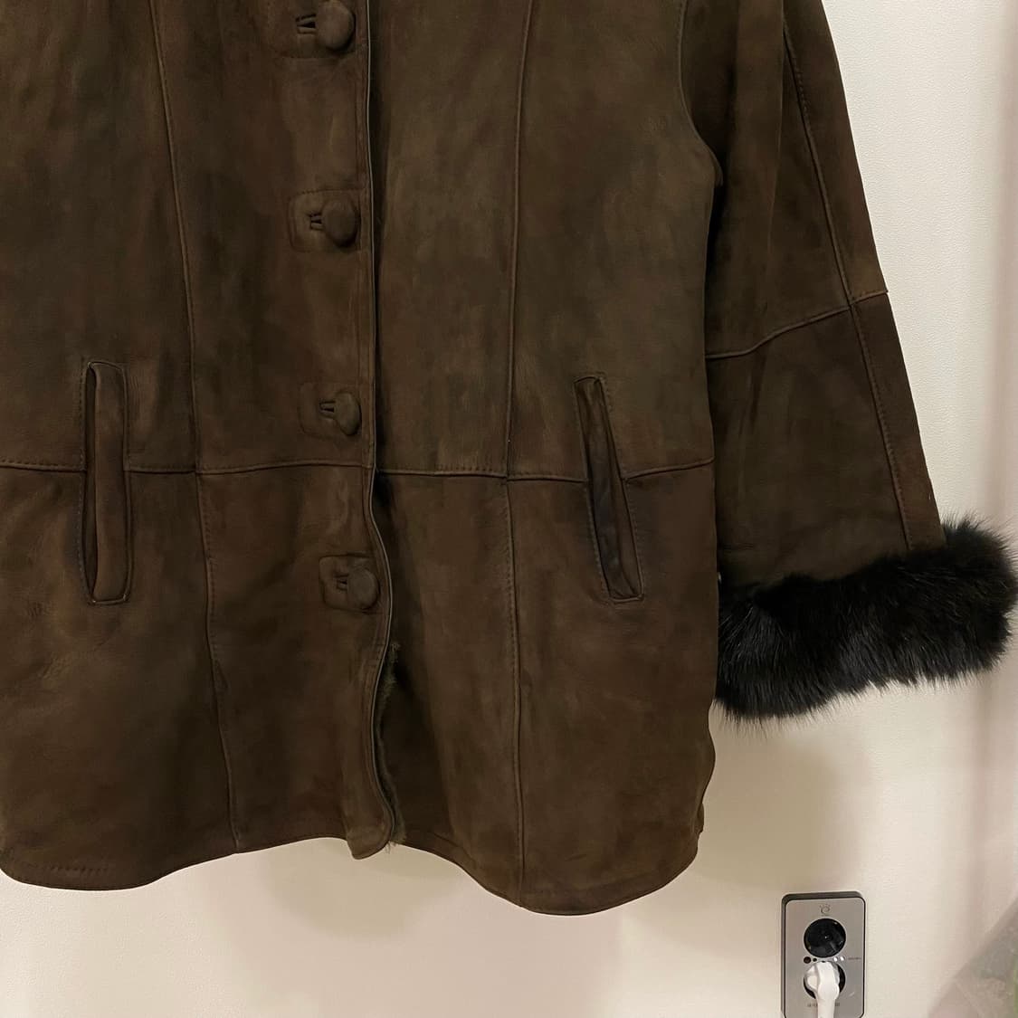 지아니 발렌티노 양가죽 양털 퍼 코트 무스탕 상품이미지4