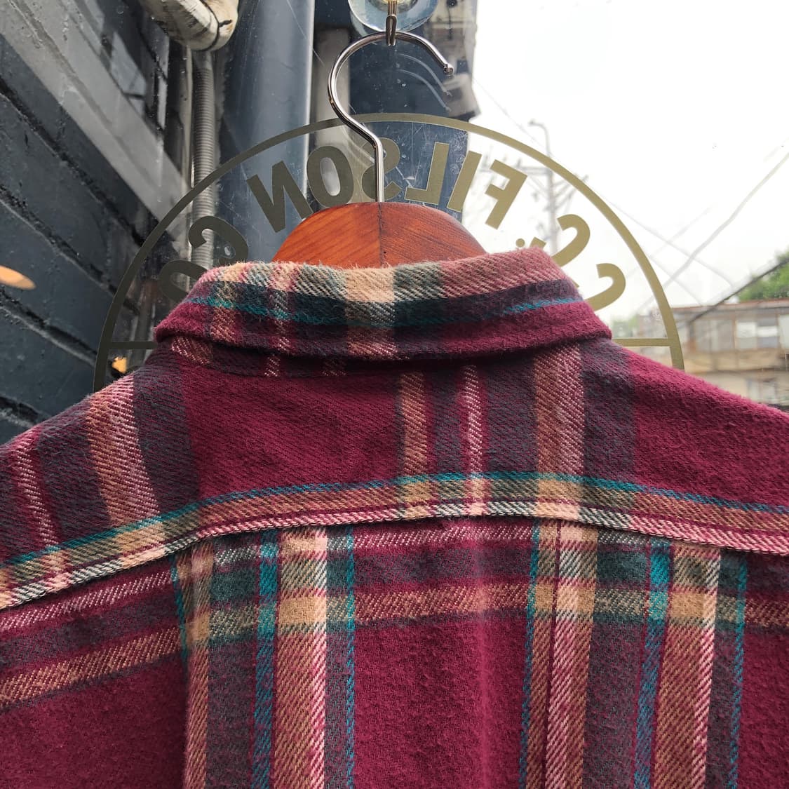 80s/90s Dee Cee flannel shirt-L 상품이미지6