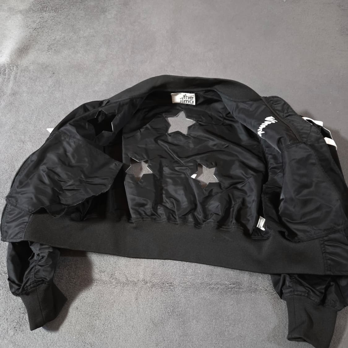 더일마 오버사이즈 스타 ma-1 봄버 자켓 F 상품이미지3