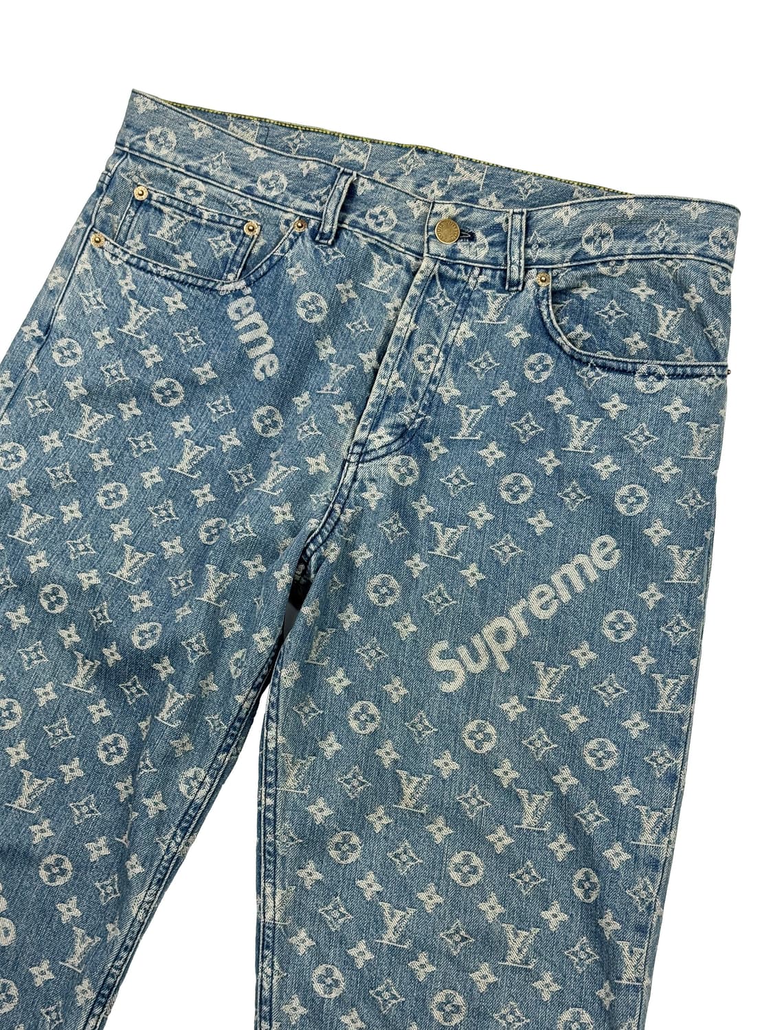 슈프림 x 루이비통 자카드 데님 5-포켓 진 상품이미지2