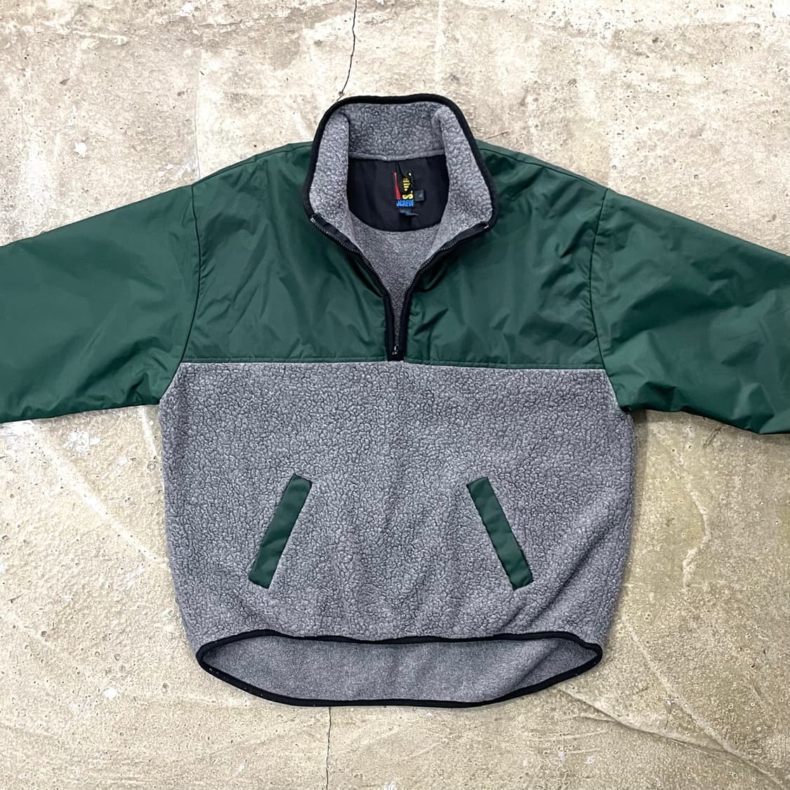 90's 제이크루 스포츠 하프 집 플리스 XL 상품이미지3