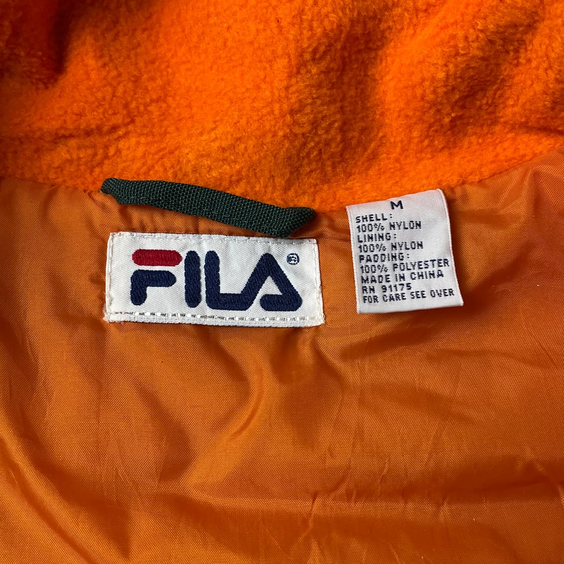 FILA 1990s 휠라 빈티지 플리스 윈드브레이커 파카 A00540 상품이미지10