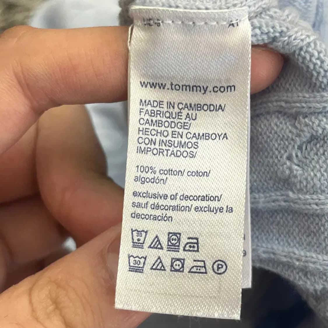 타미힐피거 여성 꽈배기 니트 (S/P) 상품이미지4