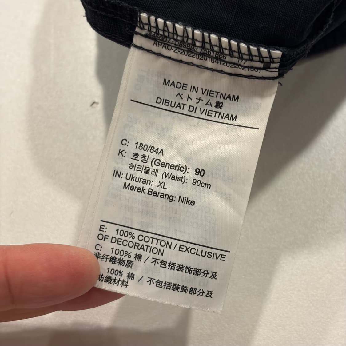 [XL] 나이키 스우시 블랙 카고 바지 C95 상품이미지6