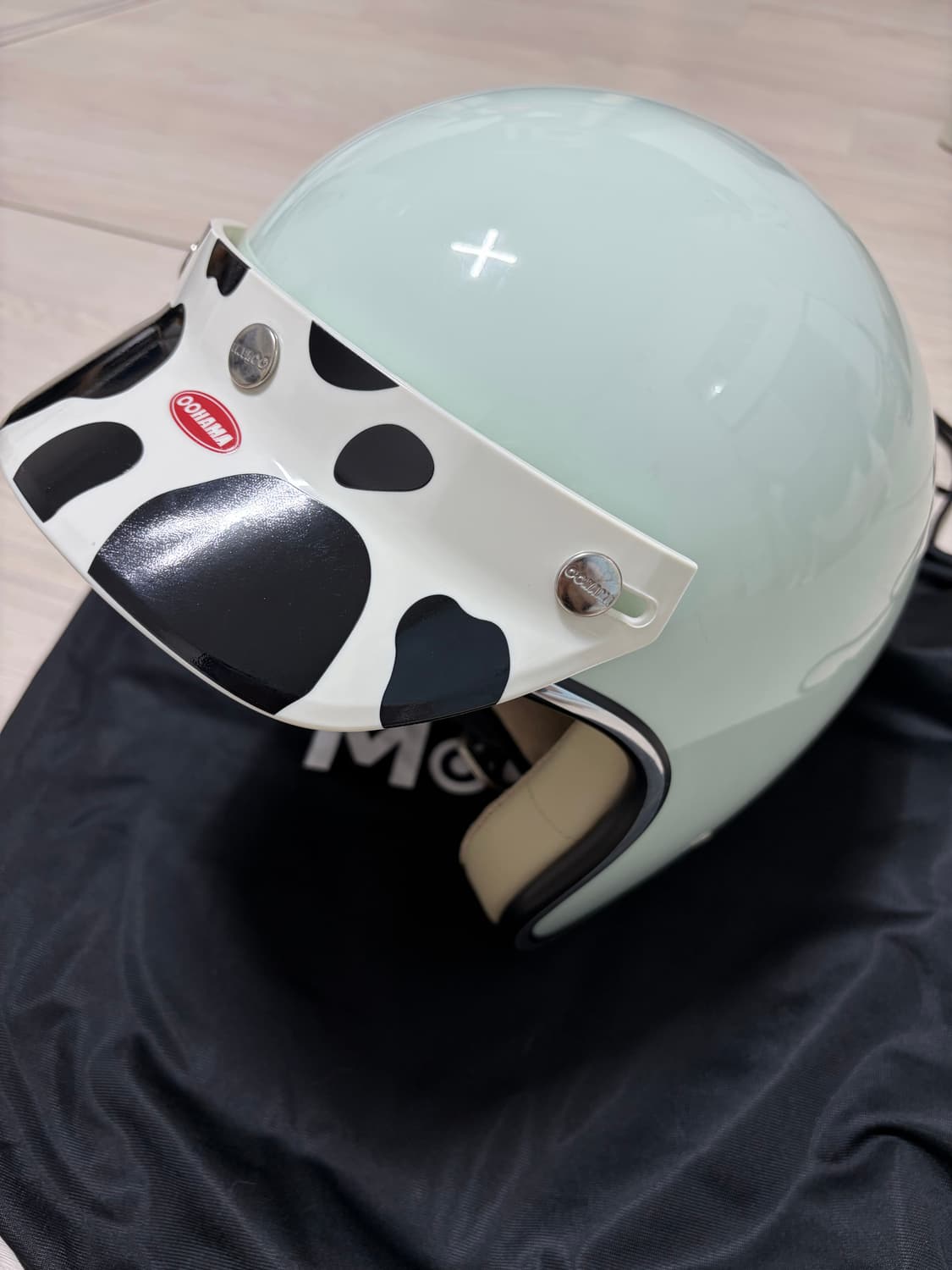 쿤타치 모즈 민트 유광 M사이즈 오픈페이스 헬멧 상품이미지1