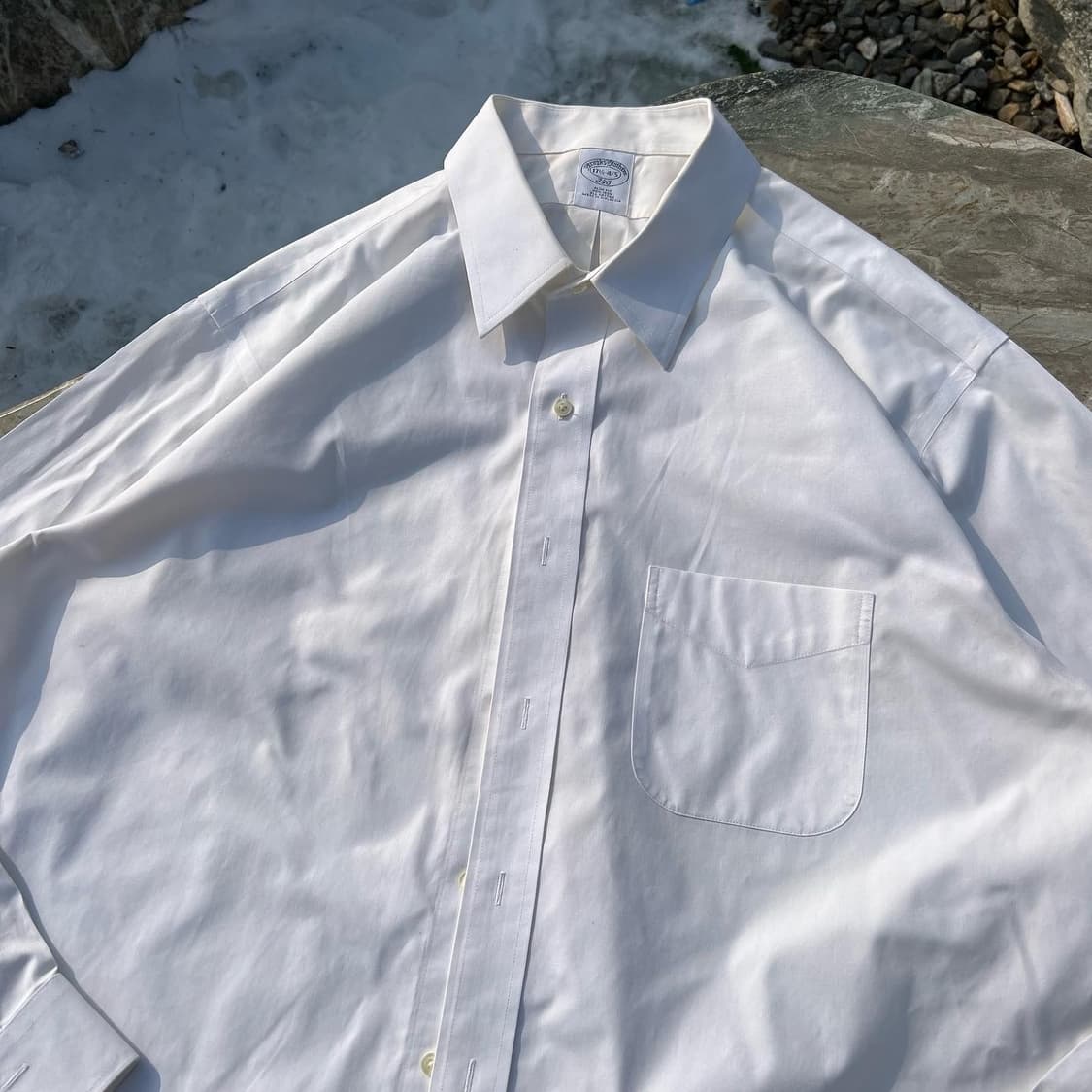 Brooks Brothers 브룩스 브라더스 솔리드셔츠 상품이미지2