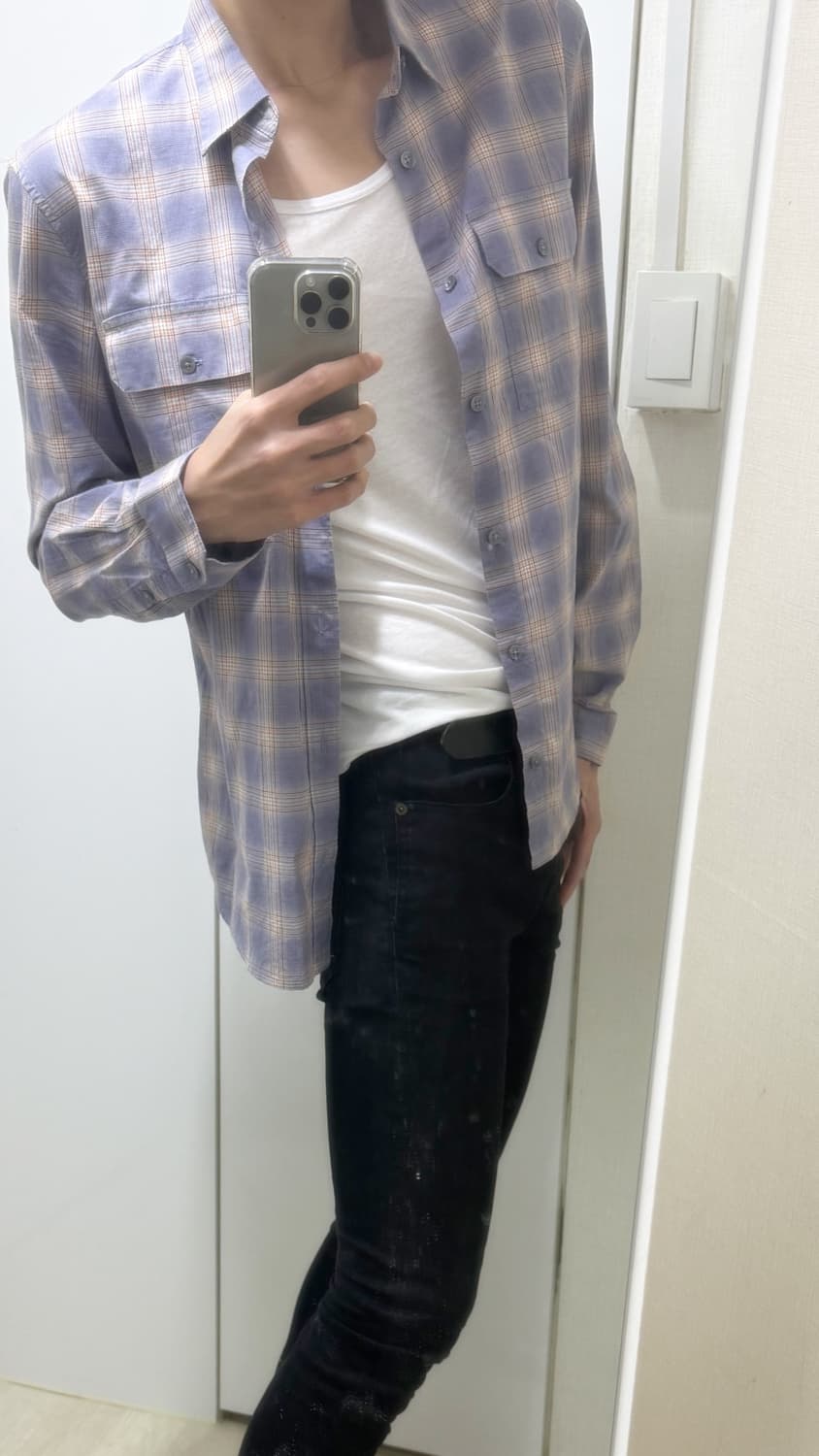 Armani Exchange Check Shirt 상품이미지1