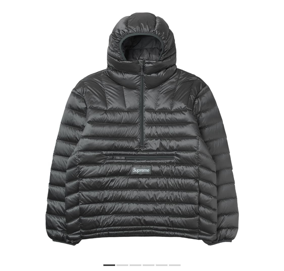 슈프림 마이크로 다운 실버 m 경량패딩 상품이미지1