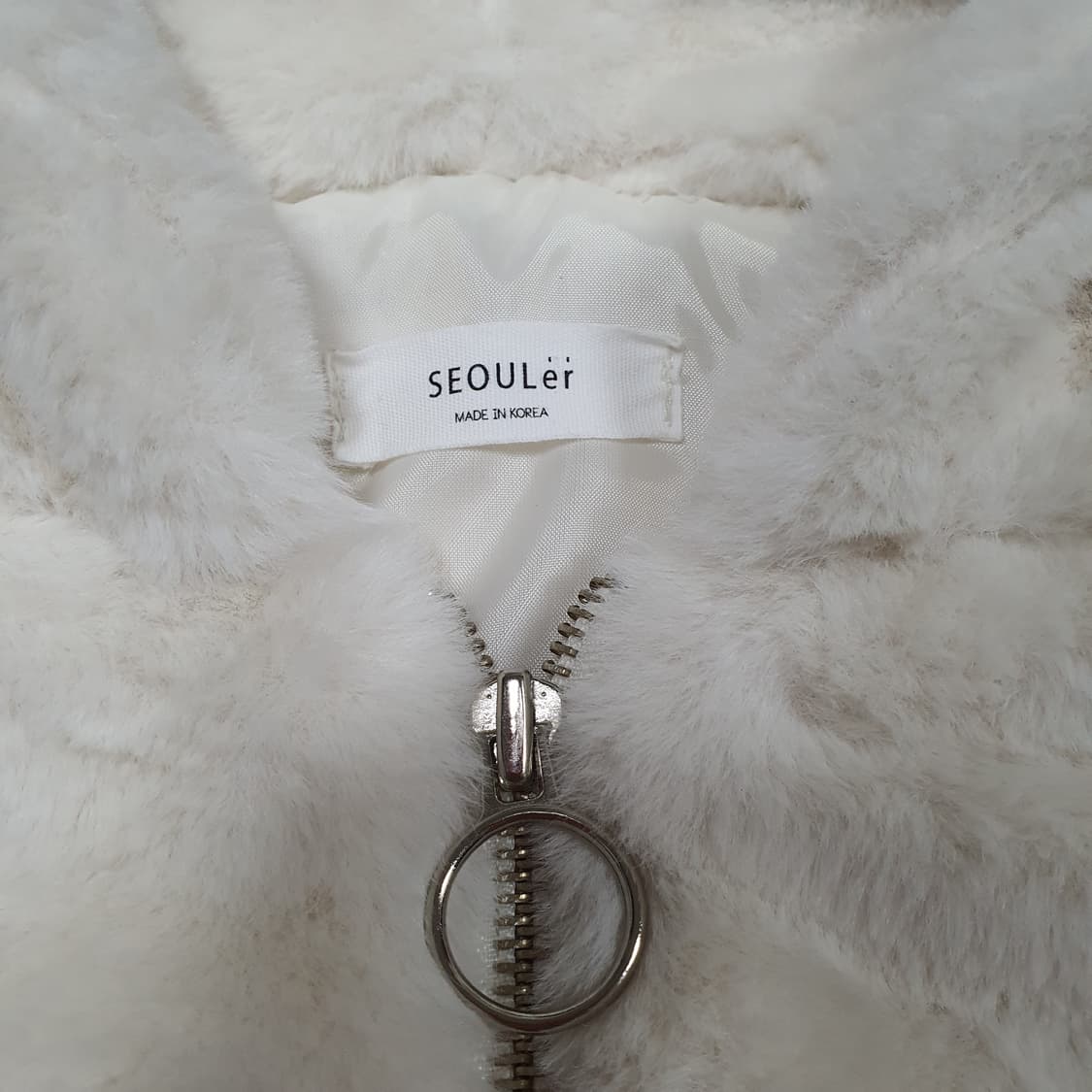 ✨ (바배) 여성 크롭 퍼 후드 집업 상품이미지3