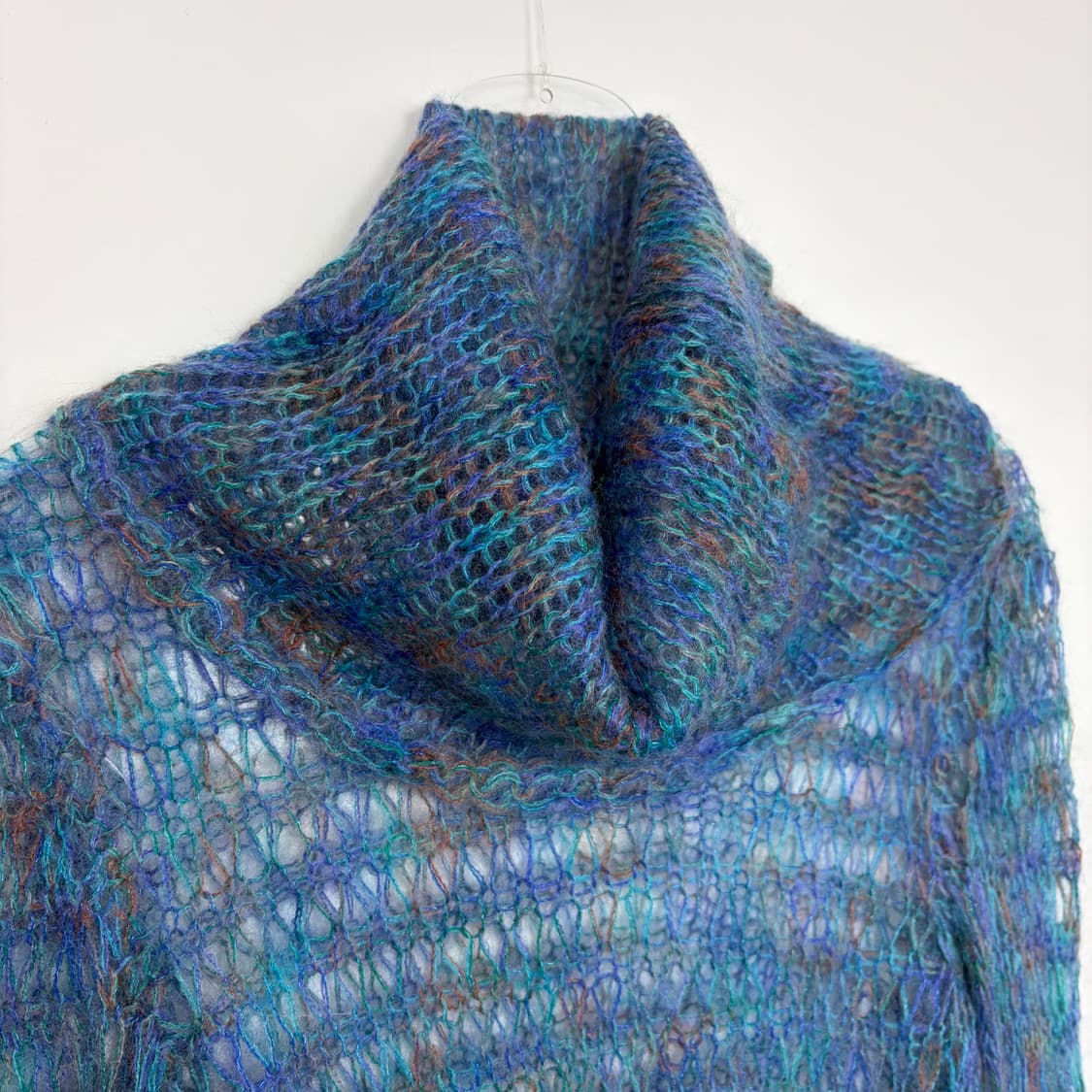 요시유키코니시 그물 메쉬 니트 티셔츠 상품이미지2