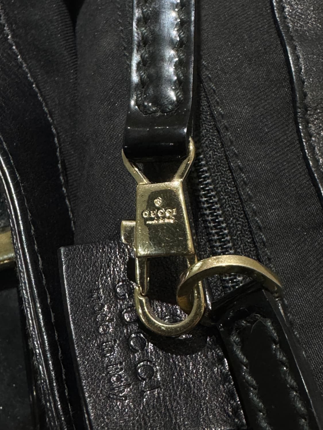 빈티지 구찌 D링 레더 토트백 상품이미지3