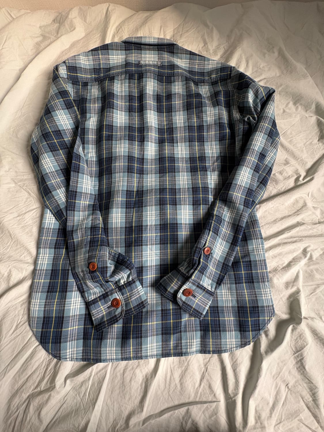 꼼데가르송 옴므 체크셔츠 L 상품이미지3