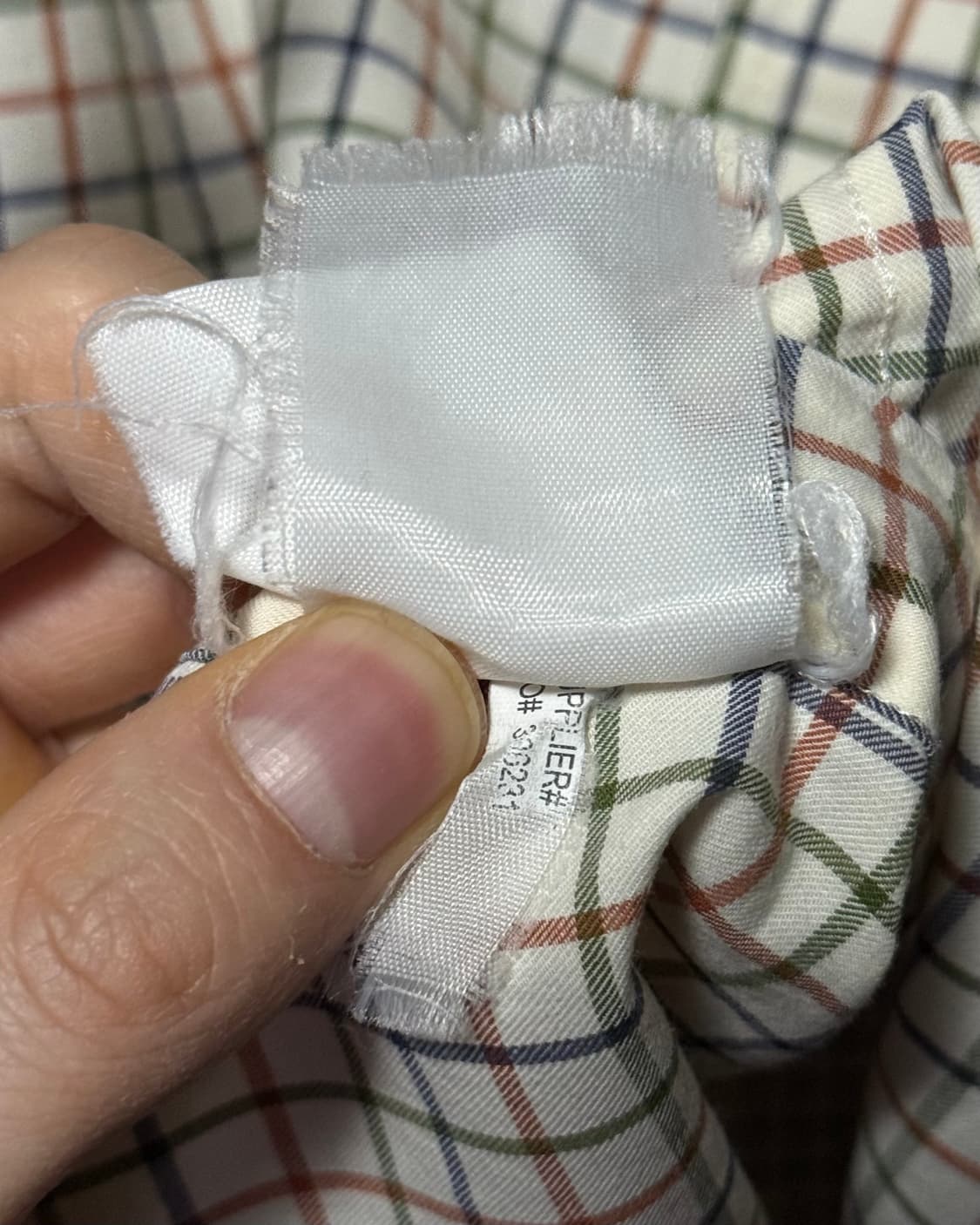 폴로 랄프포렌 아이보리 바둑판 체크 셔츠 M 95 커스텀핏 3컬러 클래식 상품이미지8