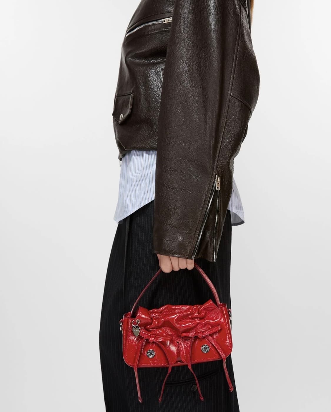 아크네 스튜디오 멀티 포켓 마이크로백 레드 (더스트백,쇼핑백) 상품이미지5