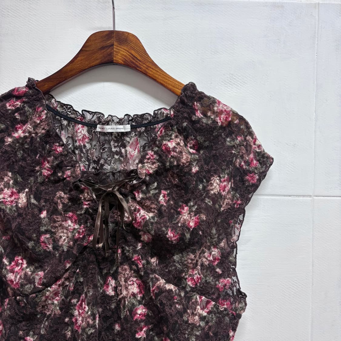 secret loves brand 플라워 페어리 슬리브리스 XL JPN 상품이미지2