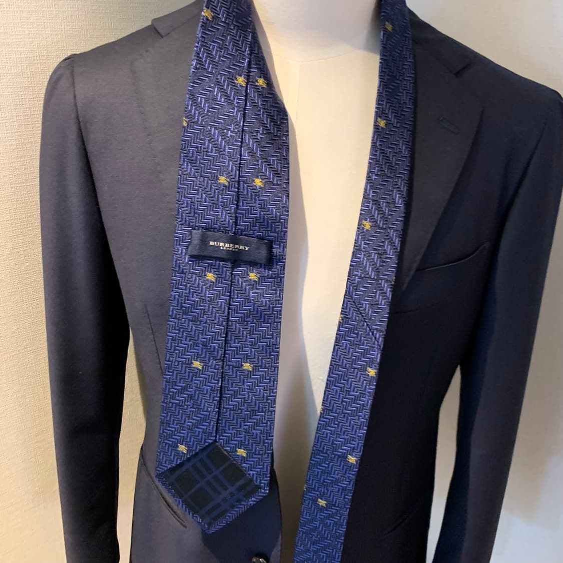 버버리(BURBERRY) 모노그램 명품넥타이 기하학적패턴 S등급 상품이미지2
