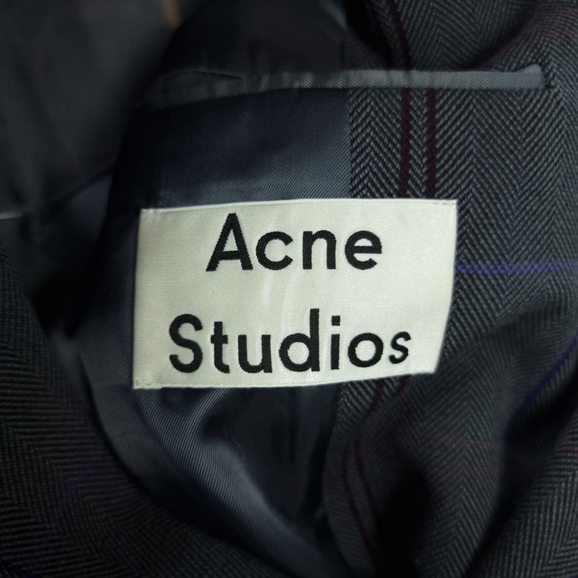 [아크네스튜디오] 더블 브레스트 그레이 체크 수트 셋업 P01595 상품이미지7