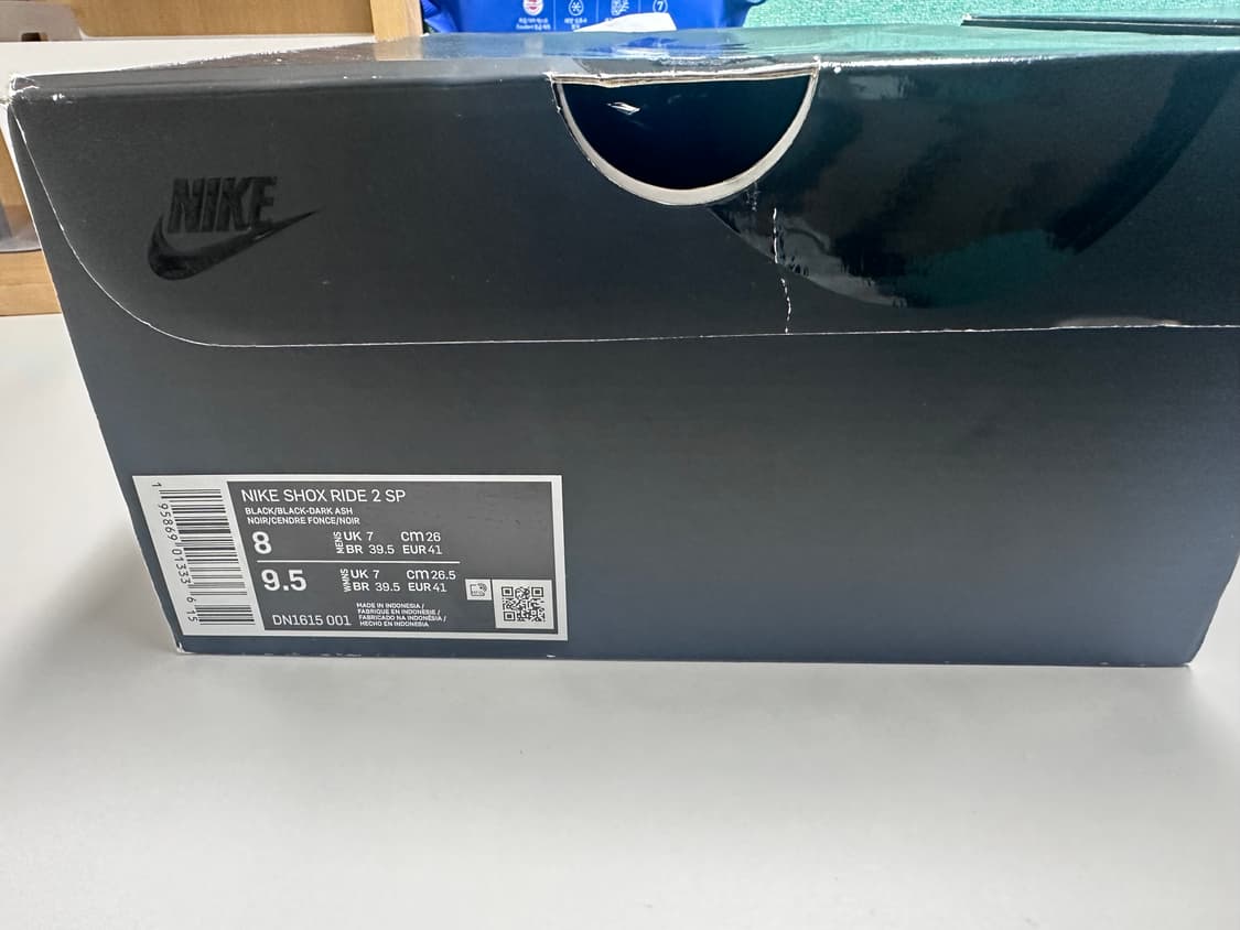 [260] 나이키 x 슈프림 샥스 라이드 2 SP 블랙 상품이미지10