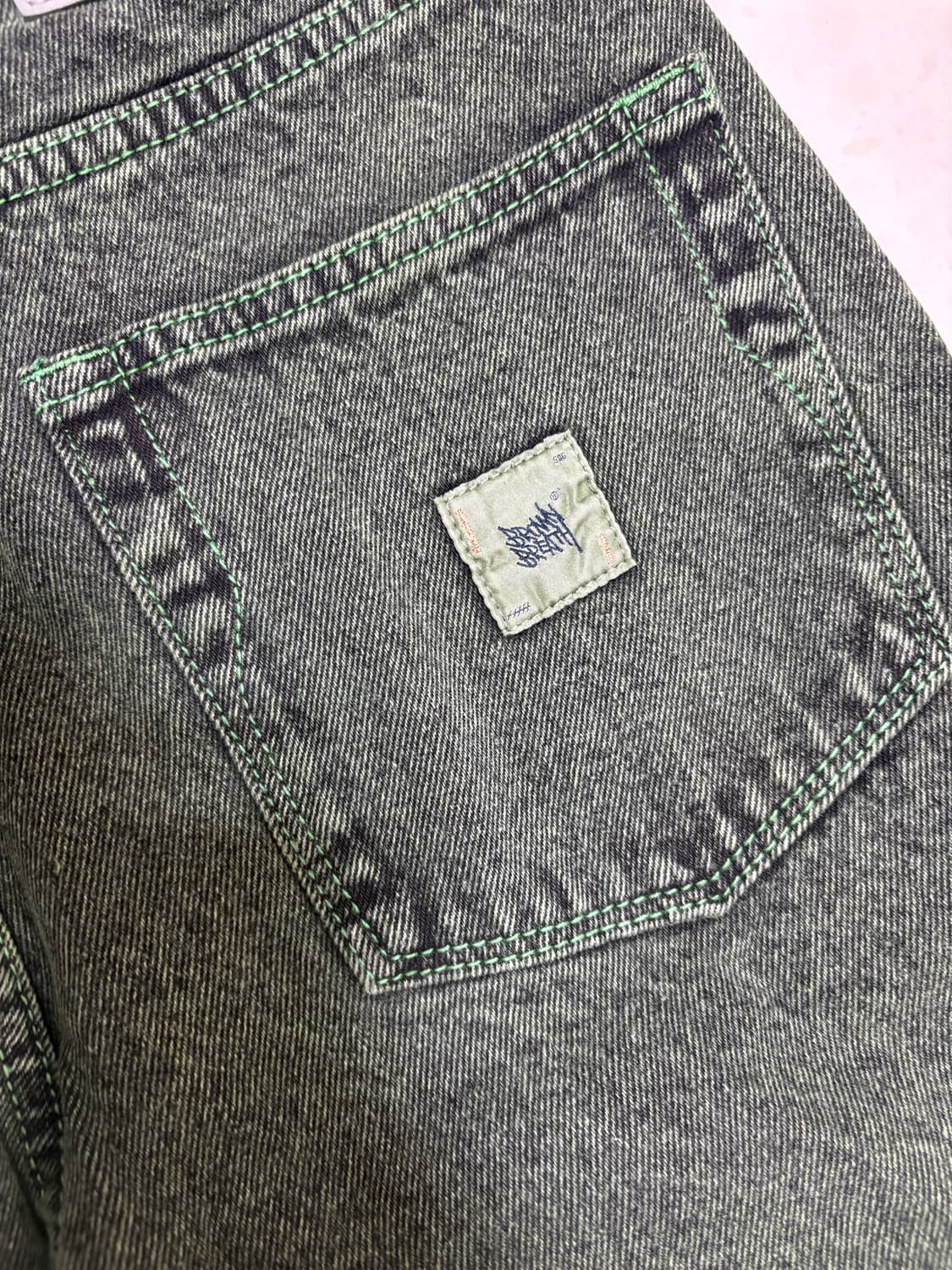 브라운브레스 MSSG TINT WIDE JEAN - GREEN 상품이미지5