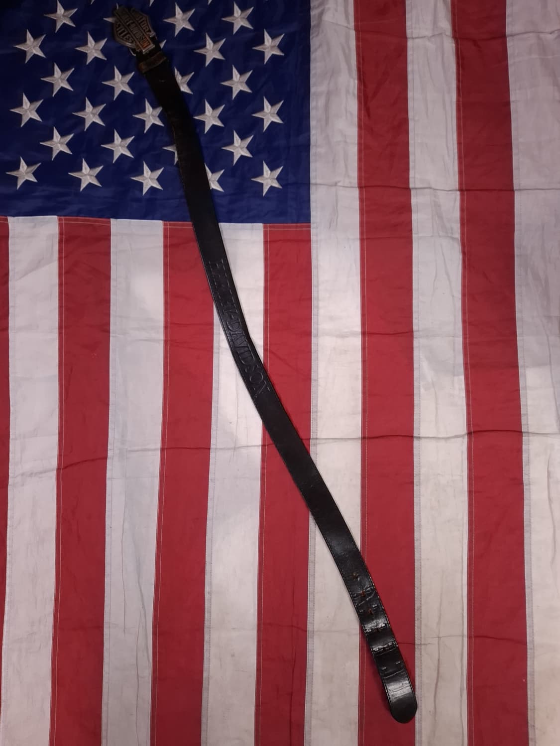 오리지날 할리데이비슨 빅로고 리얼레더 라이더 벨트 상품이미지8