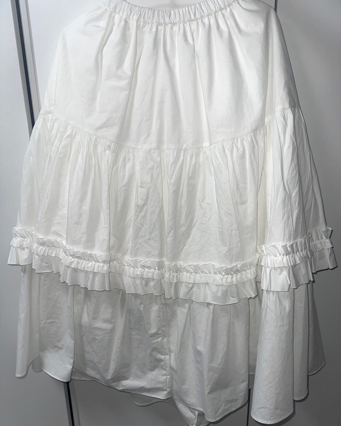 로액슈얼 스커트 화이트 상품이미지7