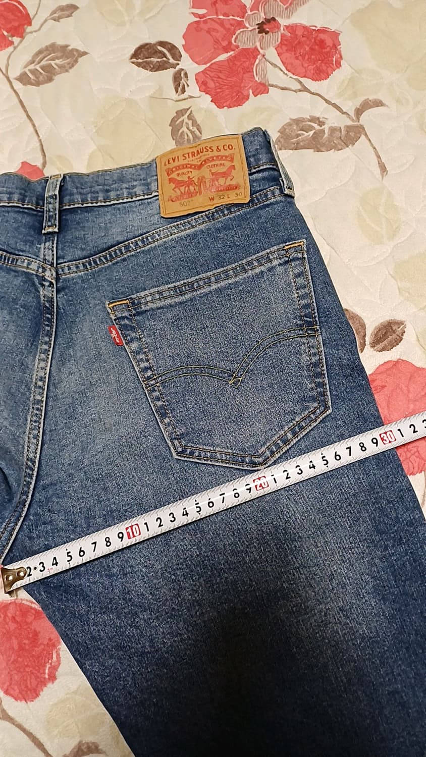 리바이스 502 미세한약기모 빈티지청바지 32인치 기장98 상품이미지8