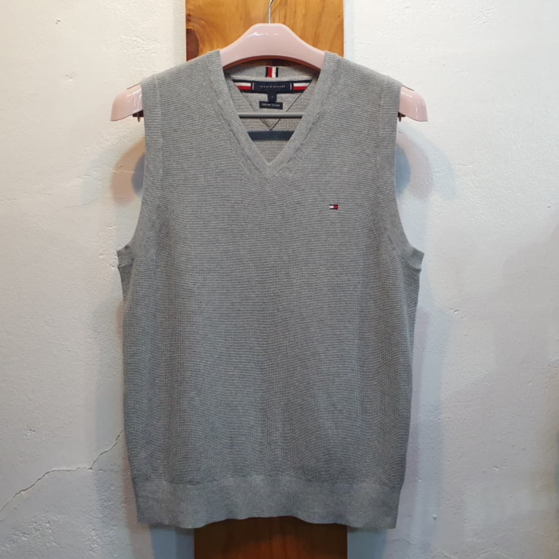 타미힐피거 ORGANIL COTTON 니트조끼(95) 상품이미지1
