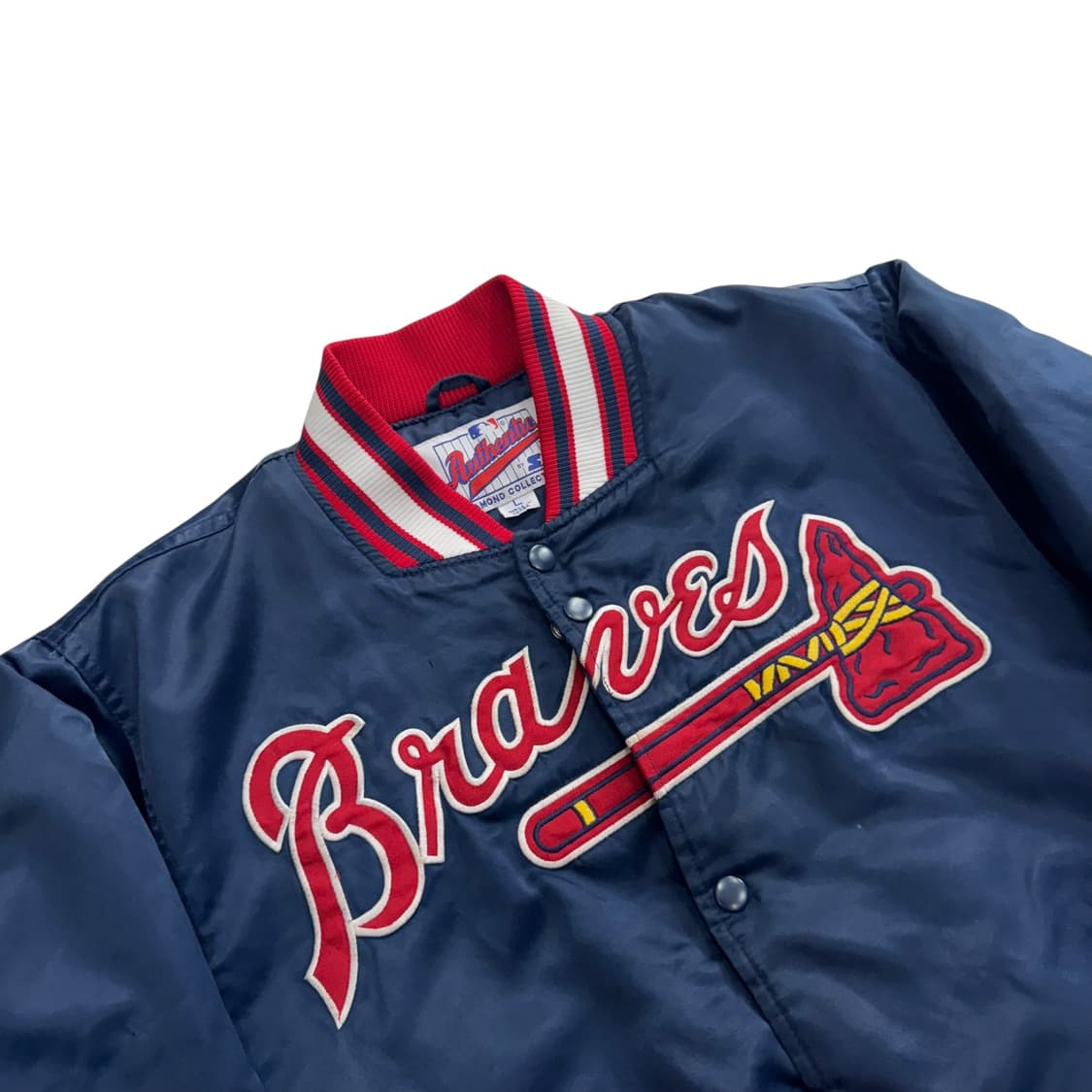 [98] 90's 스타터 'Atlanta Braves' 새틴 자켓 상품이미지2