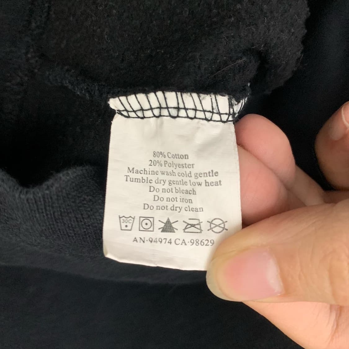 스투시 블랙 백빅프린팅 후드티 상품이미지9