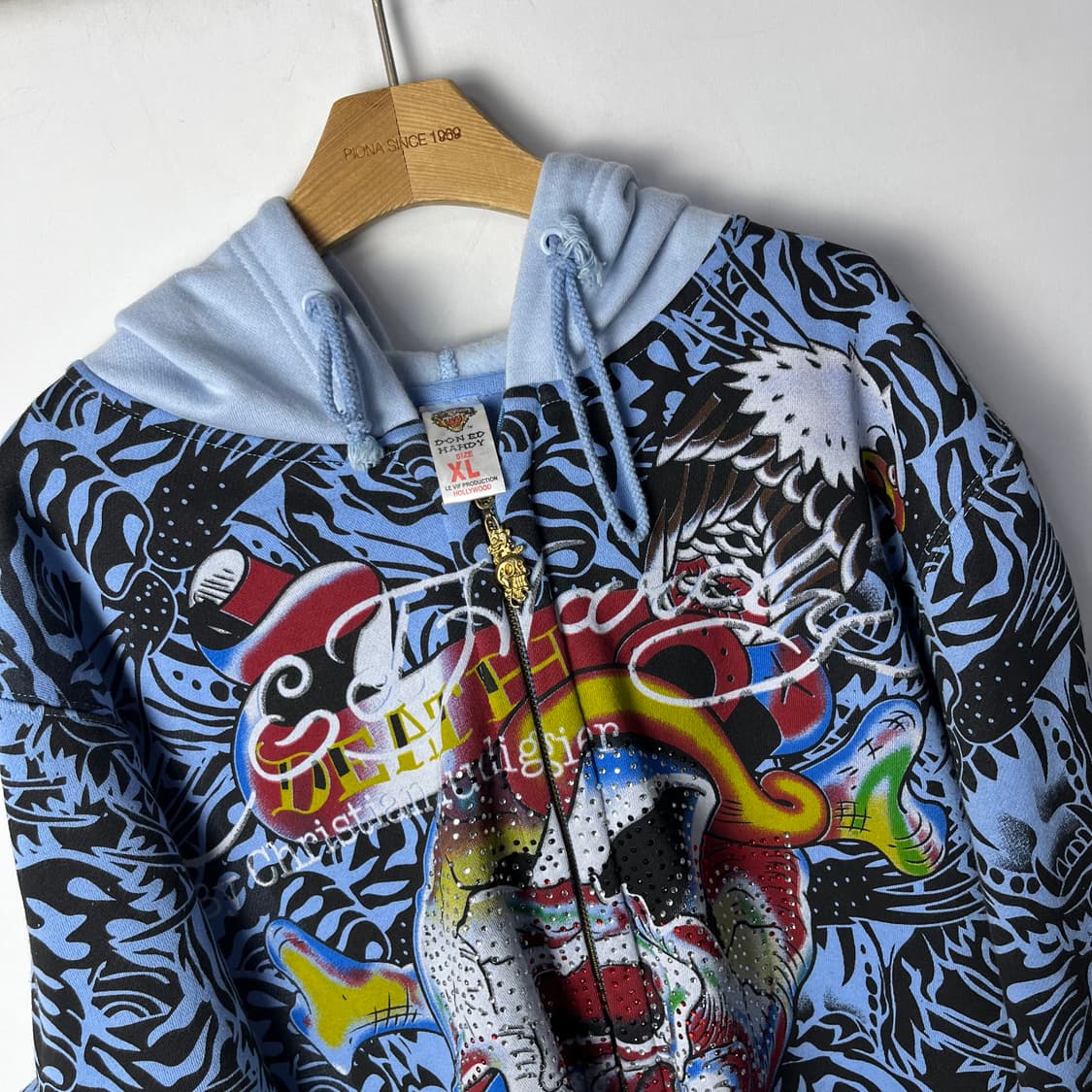 [Ed Hardy] 에드하디 오리엔탈 큐빅 후드집업 상품이미지3